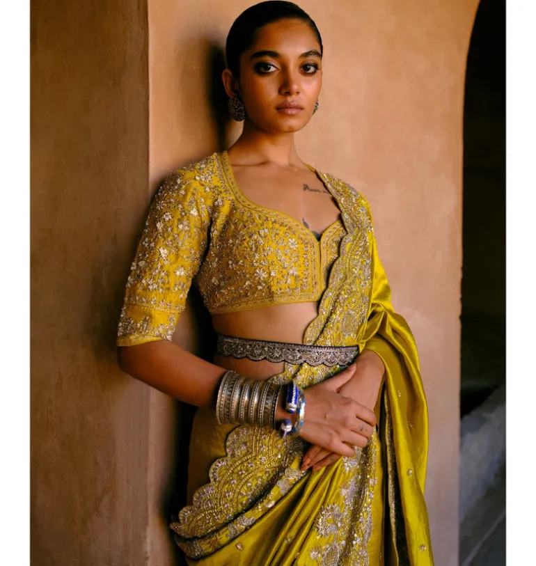 Aashika Silk Sari Set