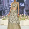 Aasma Off White Embroidered Choli And Lehenga Set