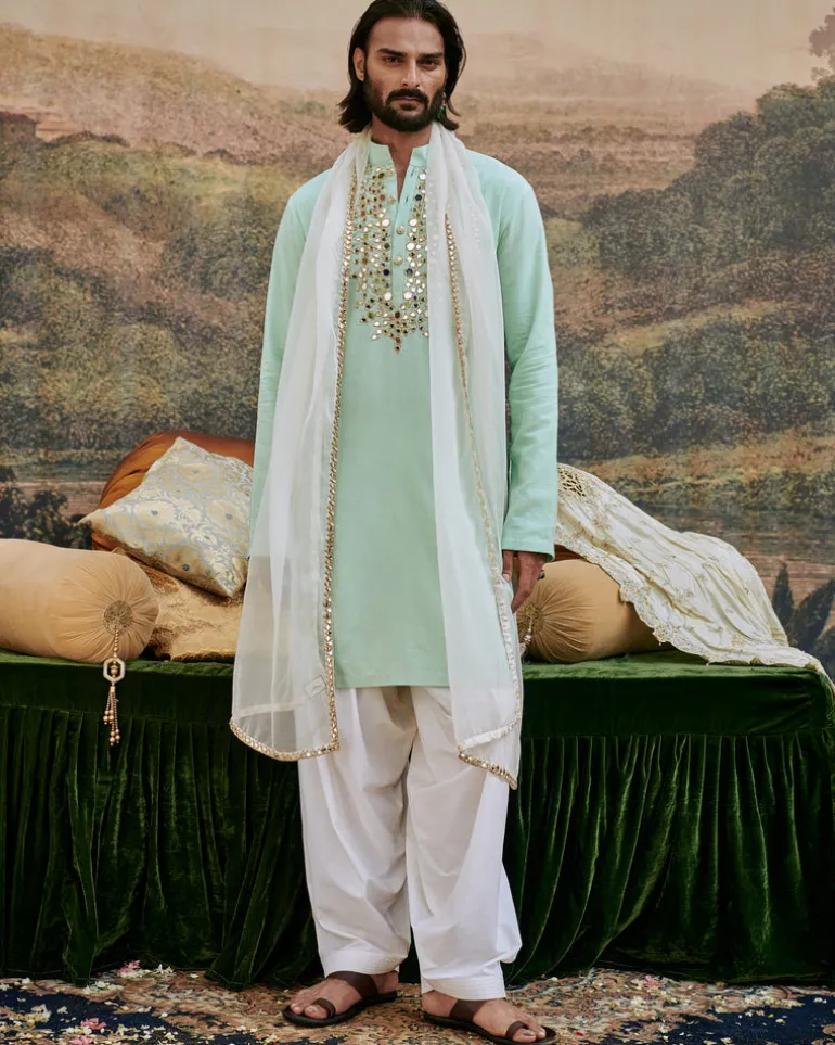 Aasmani Kurta Set