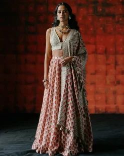 Adhira Pearl Lehenga Set