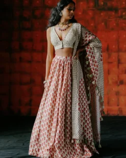 Adhira Pearl Lehenga Set