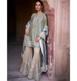 Ajmaani Mint Green Tunic Set