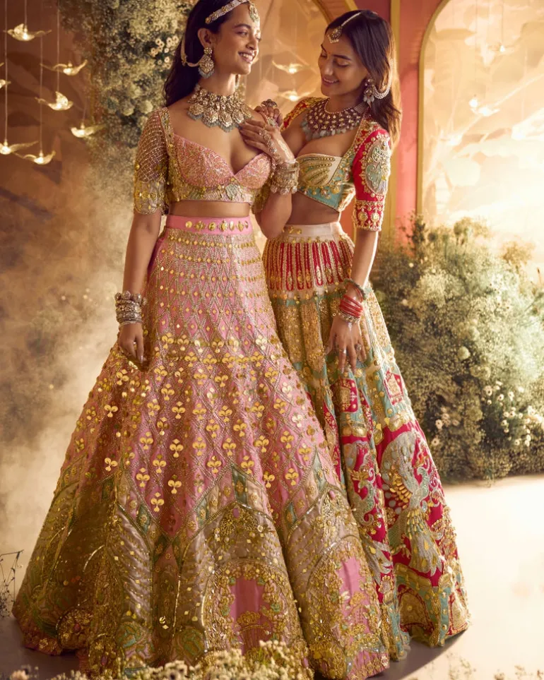 Alice - Baby Pink Royal Carriage Lehenga Set