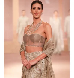 Alicia Pearl Corset Lehenga Set