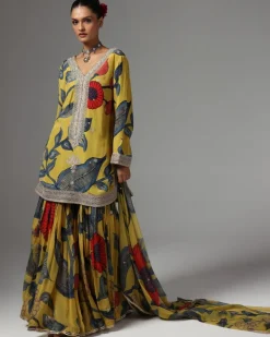Alissa Kalamkari Gharara Set