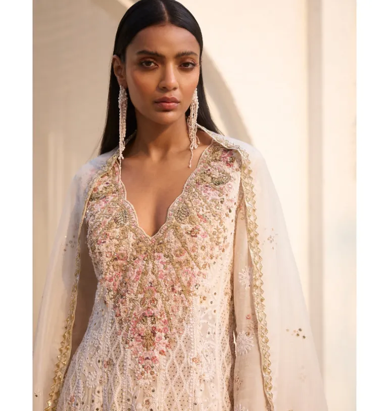 Allure Chikankari Kalidaar Set