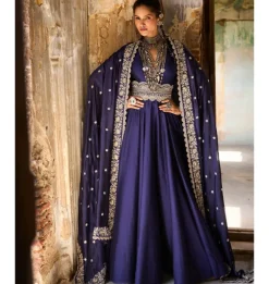 Alwar Chiniya Anarkali Set