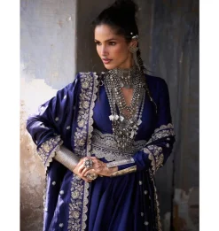 Alwar Chiniya Anarkali Set