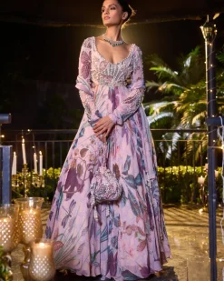 Amna Anarkali Set