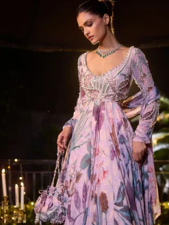 Amna Anarkali Set