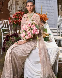 Amour Jacket Sari Set