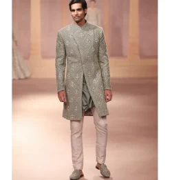 Anand Mint Sherwani Set