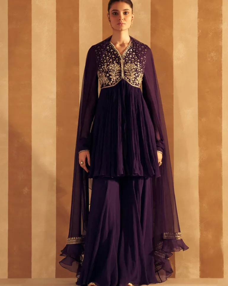 Anjum Short Anarkali Set