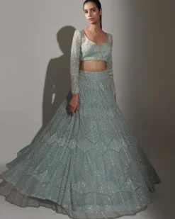 Aqua Darya Lehenga Set