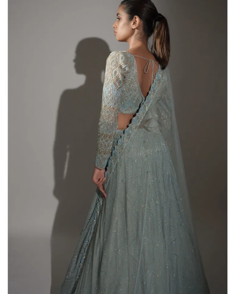 Aqua Darya Lehenga Set