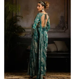 Aqua Essence Pant Sari Set