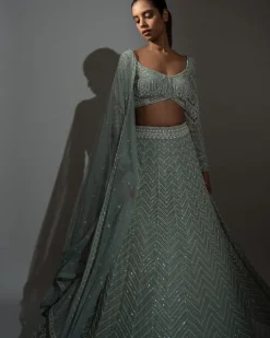 Aqua Vera Lehenga Set