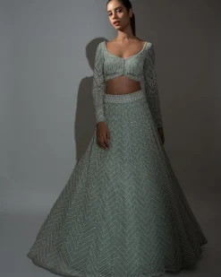 Aqua Vera Lehenga Set