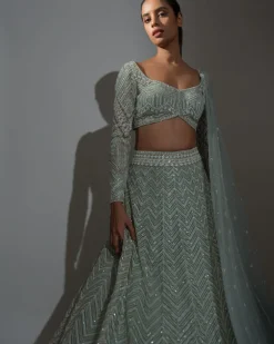 Aqua Vera Lehenga Set