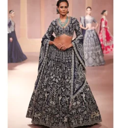 Arezoo Zari Lehenga with Cape Set