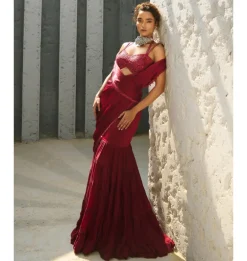 Aura Pre-Drape Sari Set