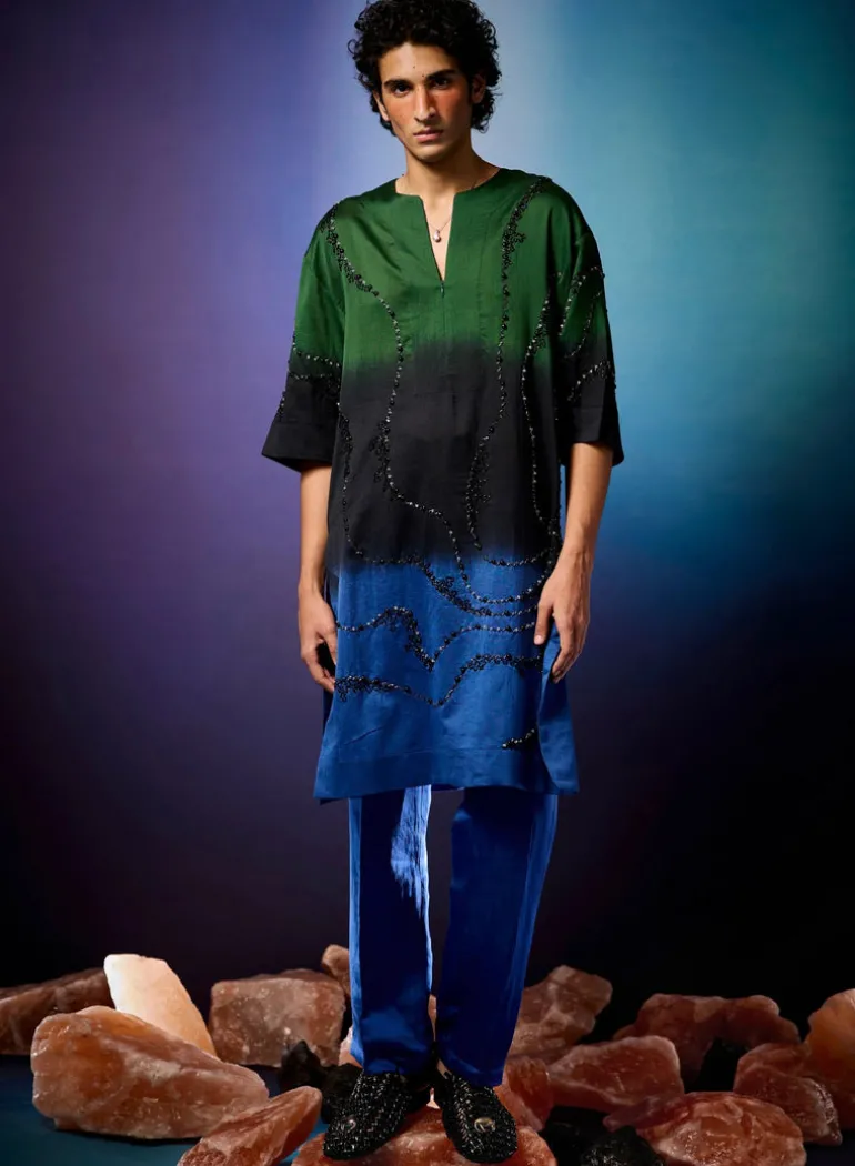 Aurombre Swirlscent Kurta Set