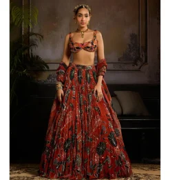 Autumn Fern Lehenga Set