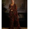 Autumn Whisper Pre-Draped Sari Set