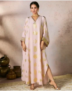 Baby Pink Trinkets Kaftan