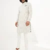 Banarasi Double Scallop Achkan Set