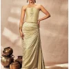 Beige Pixie Dust Corset Set