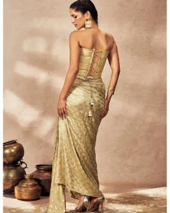 Beige Pixie Dust Corset Set