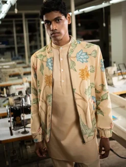 Bhoomi Bomber With Matching Kurta Pajama Set