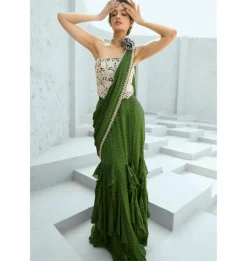 Bianca Corset Pre Drape Sari Set