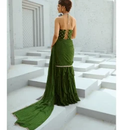 Bianca Corset Pre Drape Sari Set