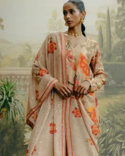 Biscuit Brown Kurta Set