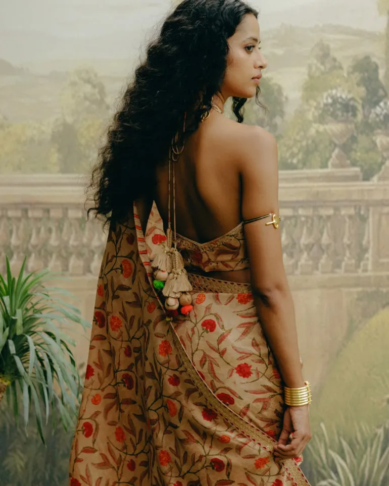 Biscuit Brown Sari