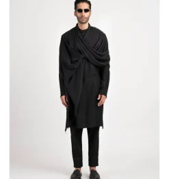 Black Alter Kurta Set