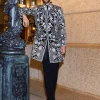 Black & Silver Sherwani Set