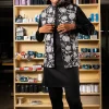 Black Anar Open Bandi With Matching Kurta Pajama Set