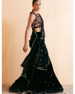 Black Butterfly Tulle Skirt Set