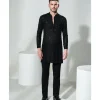 Black Chikankari Kurta Set