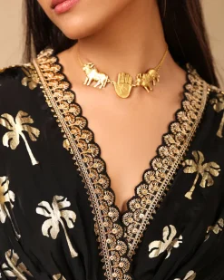 Black Coco Kaftan
