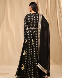 Black Coco Lehenga Set