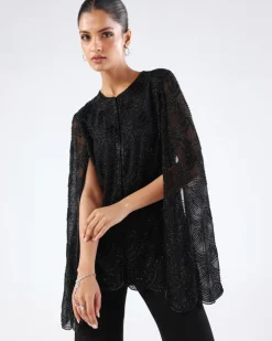 Black Embroidered Jacket & Pant Set