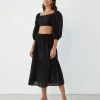 Black Eyelet Set