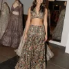Black High Waist Sharara With A Cape