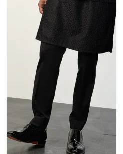 Black Inara Chanderi Kurta Set