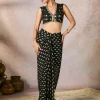 Black Palmscape Skirt Set