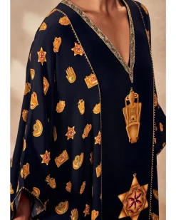 Black Trinkets Kaftan